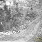 The ditch above Forebay Lake during resurfacing (1923)