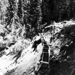 Early Wooden Flume